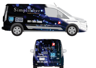 Simplifiber Vehicle Wrap Design | Graphik Display & Sign