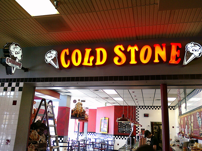 Cold Stone | Channel Letters | Graphik Display & Sign