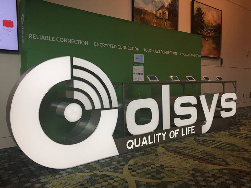 Qolsys | Channel Letters | Graphik Display & Sign