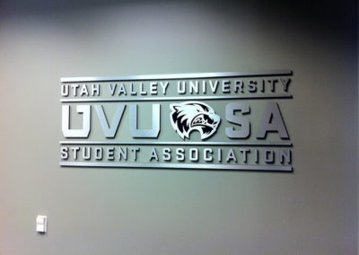 Architectural Sign | Utah Valley University | Graphik Display & Sign